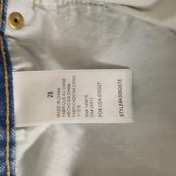 Amuse Society Blue Stella WVN Jeans Size 28 - Picture 9 of 9